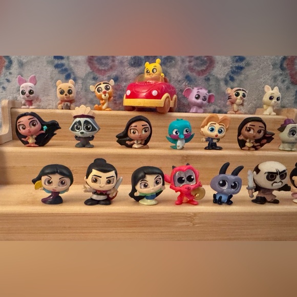 Disney Doorables Mixed Series Lot of 21 Mulan Let’s Go Vehicle Winnie The Pooh - Picture 8 of 10
